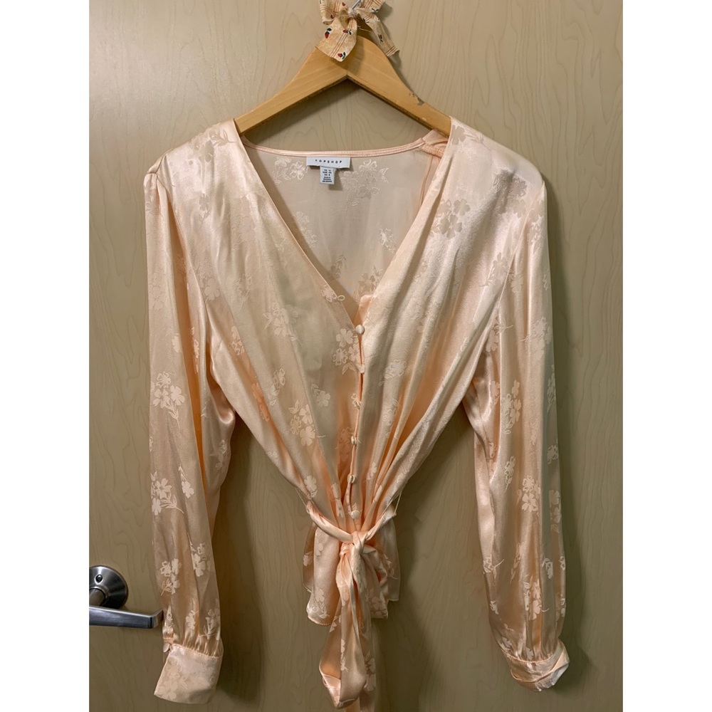 Floral Jacquard Top, Size 8